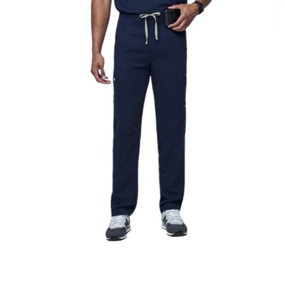 FIGS Navy Blue Axim Cargo Scrub Pants